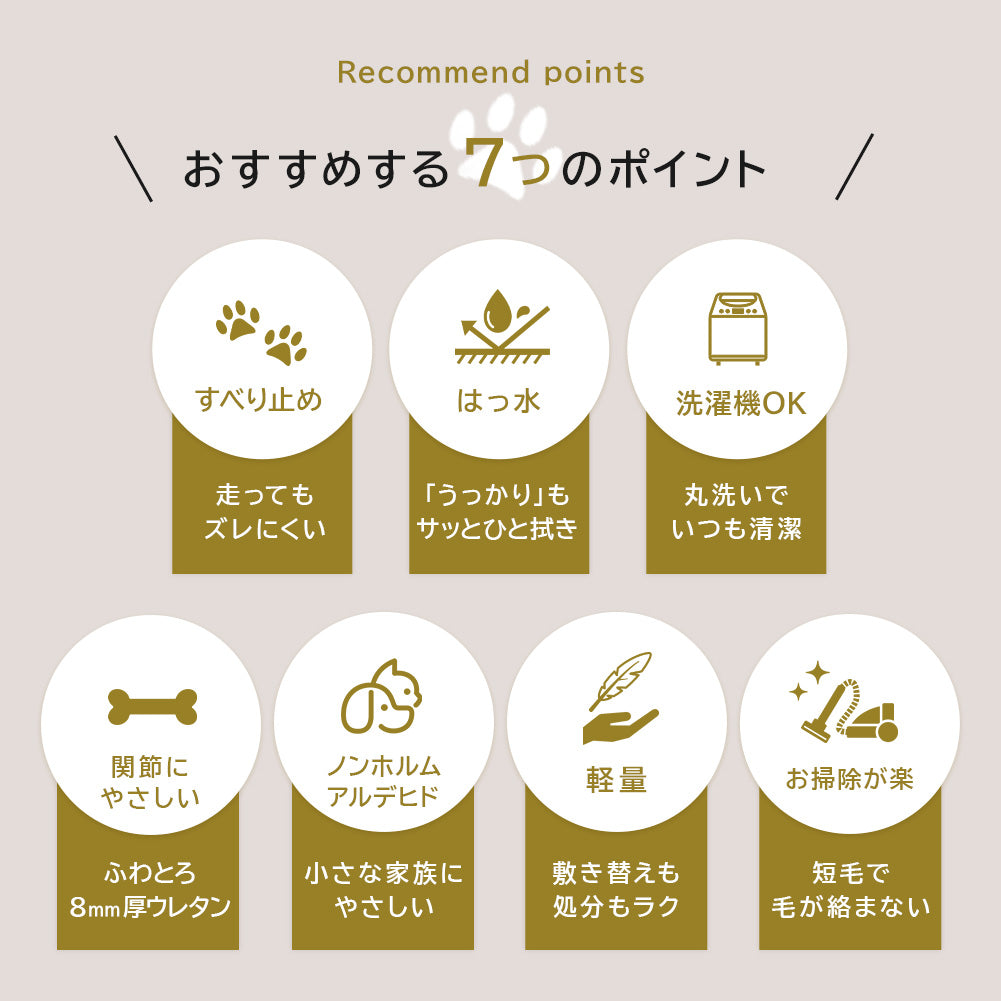 はっ水ペットラグ | 1畳～3畳