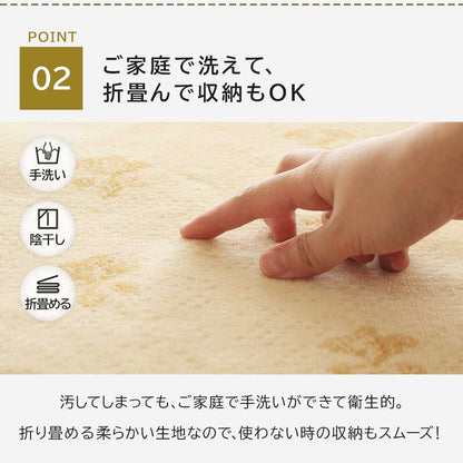 日本製 ビンテージ風モケットラグ 1～3畳｜rugooオリジナル