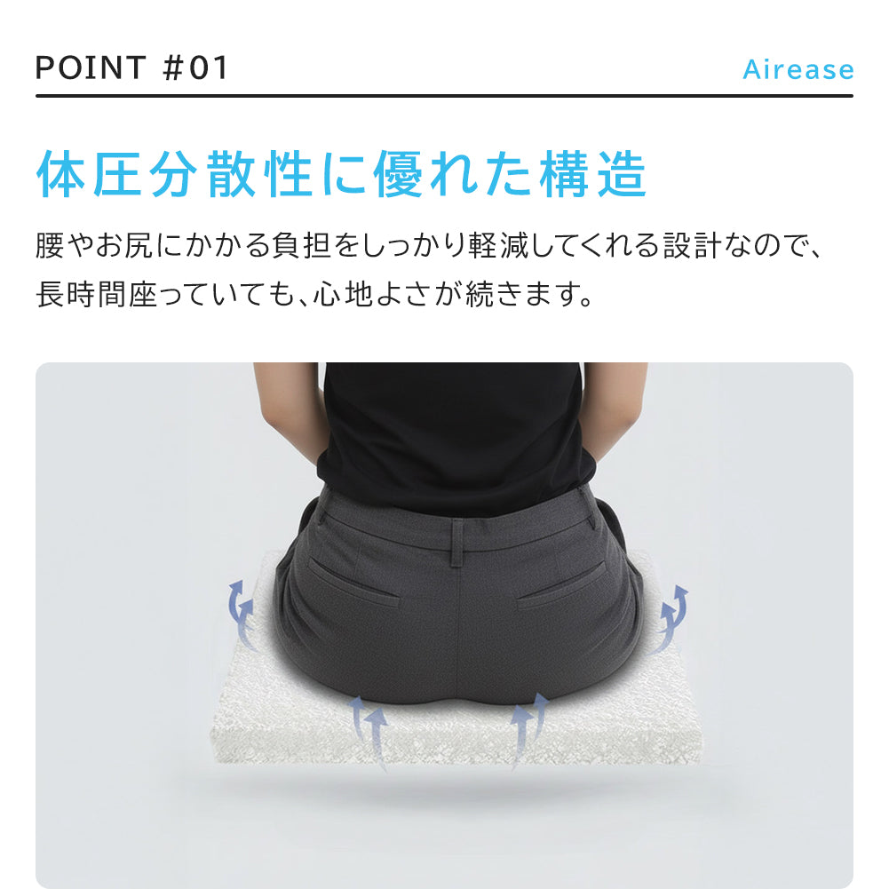 下敷きラグ 洗えて蒸れにくい エアリス　77×170×2.5cｍ