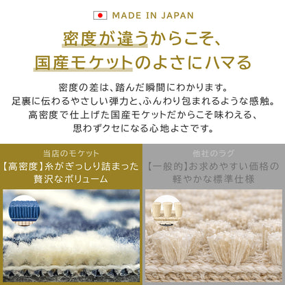 日本製 モケット 生地サンプル 尺角