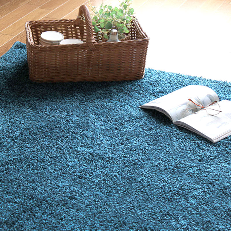 日本製ラグ チロル ディープブルー