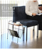 Elisha エリシャ サイドテーブル / 北欧チックなマガジンラック